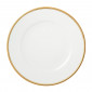 Тарелка обеденная Wilshire Dinner Plate Gold/White