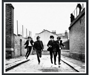 Постер The Beatles In Hard Day'S Night