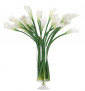Цветы Lily Calla, White Drop In With Glass Cylinder