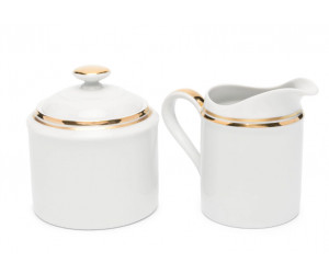 Комплект сливочников Wilshire Creamer Set Gold/White