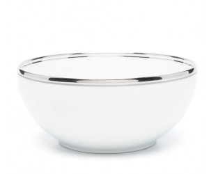 Чаша Wilshire Serving Bowl Silver/White