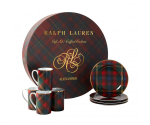 Набор из 4-х тарелок и кружек ALEXANDER GIFT SET