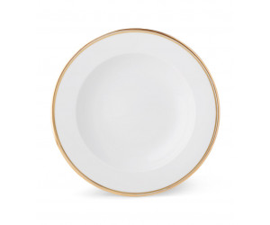 Тарелка для супа Wilshire Soup Bowl Gold/White