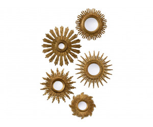 Сет зеркал Gold Starburst Mirrors