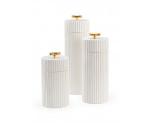 Сет ваз White Bamboo Canisters