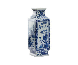 Ваза Dynasty Blue and White Landscape