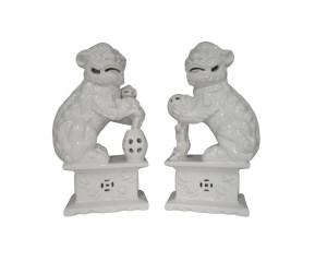 Ваза White Foo Dog (PR)