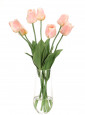 Цветы Tulip, Apricot, Glass Tapered Cylinder