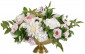 Цветы Rose Anemone, Cream Pink, Footed Bowl