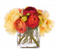 Цветы Peony Ranunculus, Faux Watergarden
