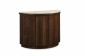 Комод Bridgeton Demilune Chest With Travertine Top