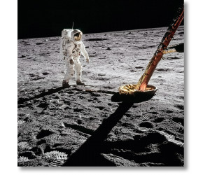 Постер Aldrin, Apollo 11, Inspecting the Eagle-NON