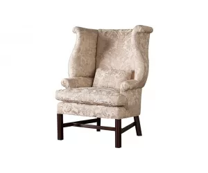 Кресло Chippendale Scrolled Wing Chair