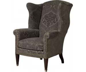 Кресло The Althorp Wingback Upholstered Chair (Leather: L9378-50)