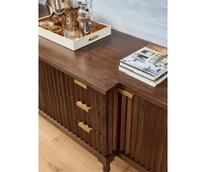 Комод Plaited Buffet W/ Wood Top