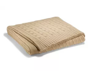 Плед Cable Cashmere Natural
