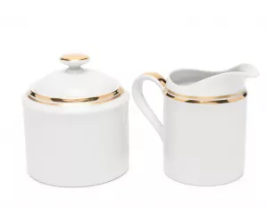 Комплект сливочников Wilshire Creamer Set Gold/White