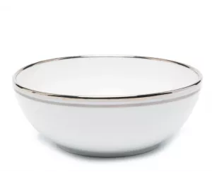 Чаша Wilshire Cereal Bowl Silver/White