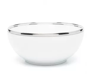 Чаша Wilshire Serving Bowl Silver/White