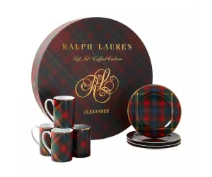 Набор из 4-х тарелок и кружек ALEXANDER GIFT SET