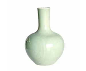 Ваза Celadon Carved Bamboo Globular