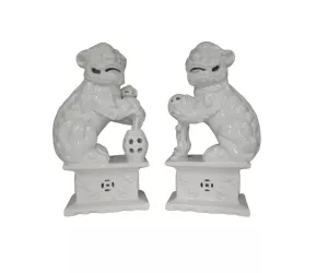 Ваза White Foo Dog (PR)