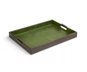 Поднос Carmine Leather Tray