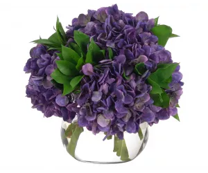 Цветы Orchid Dendrobium, Green Glass Flute Vase