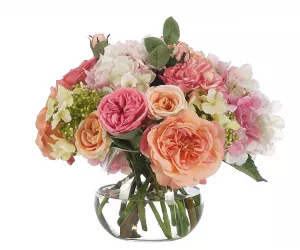 Цветы Hydrangea Rose, Pink Peach