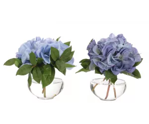 Цветы Hydrangea, Blue Purple, сет из 2