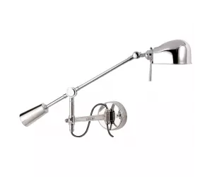 Бра RL'67 Boom Arm Wall Lamp In Polished Nickel