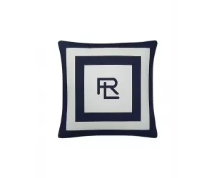 Подушка декоративная Holton Throw Pillow, Navy/ White