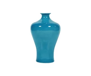 Ваза Темпл (Turquoise Prunus, бирюзовая), средняя