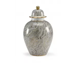 Ваза Марблд (Marbled, серая)
