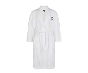 Халат РЛ Клэнгдон (RL Cllangdon White Bademantel), белый, XL