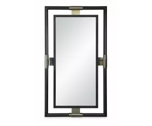 Зеркало Корсо Флор – Блэк Серюзд (Corso Floor Mirror - Black Cerused)