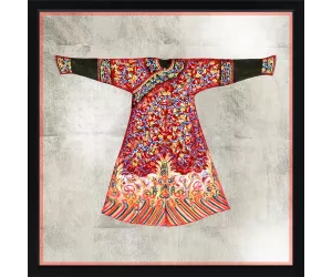 Постер Красное кимоно на серебре (Red Kimono on Silver), 280