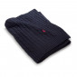 Плед RL Cable Navy Plaid 127/177