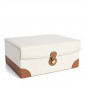 Шкатулка Ryan Box Cream / Saddle